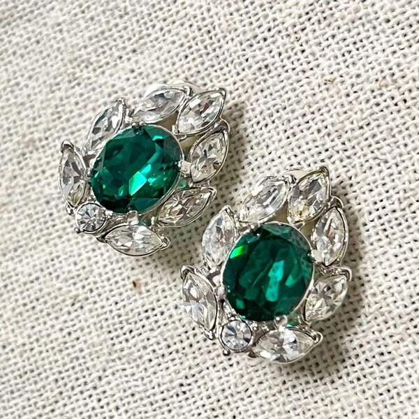 A&S vintage earring イギリス コスチュームジュエリー レトロ イヤリング アクセサリー ヴィンテージ
