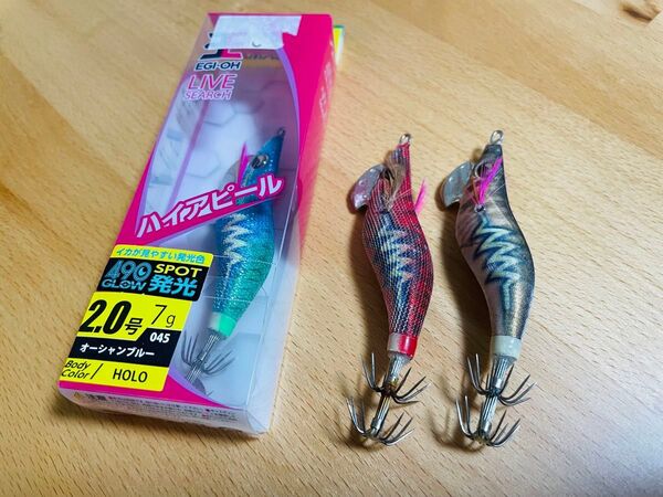 中古 ヤマシタ エギ王 Liveサーチ ライブサーチ 2号 2.0号 廃盤