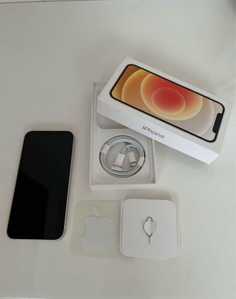 【ジャンク】iPhone 12 128GB ホワイト本体 付属品