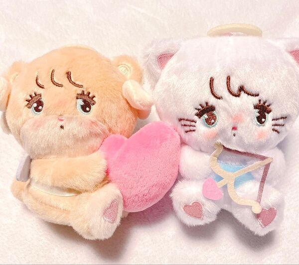 mikko characters 天使ちゃん マスコット ラテ&ムース セット