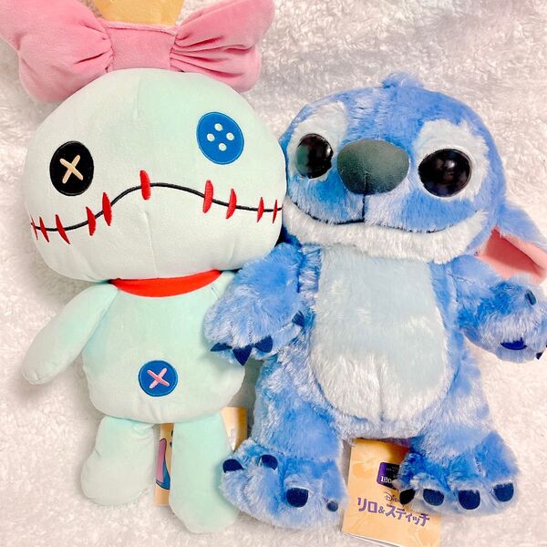 リロ&スティッチ スクランプ&スティッチ ぬいぐるみ 2点 セット