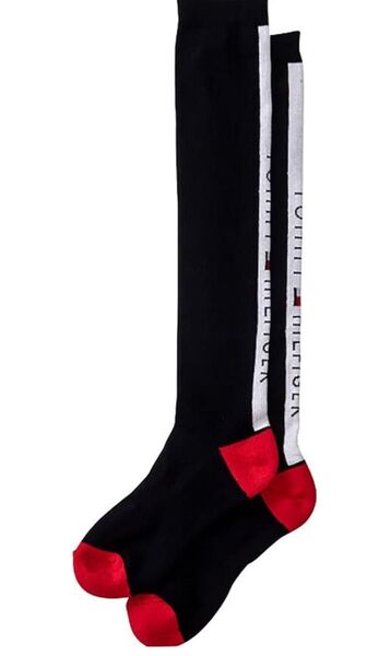【ネイビー】 トミーヒルフィガー ゴルフ 靴下 ニーハイソックス レディース THMB3S2F トミー