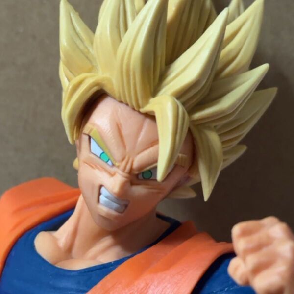 ドラゴンボールZ 悟空 フィギュア プライズ ドッカンバトル 1部部品なし 箱無し 台座キズあり