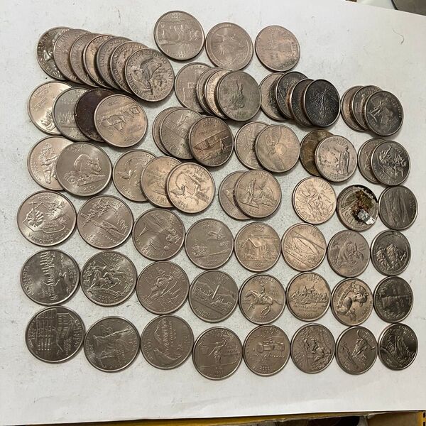 アメリカ 25セント 州 記念 まとめ 硬貨 コイン