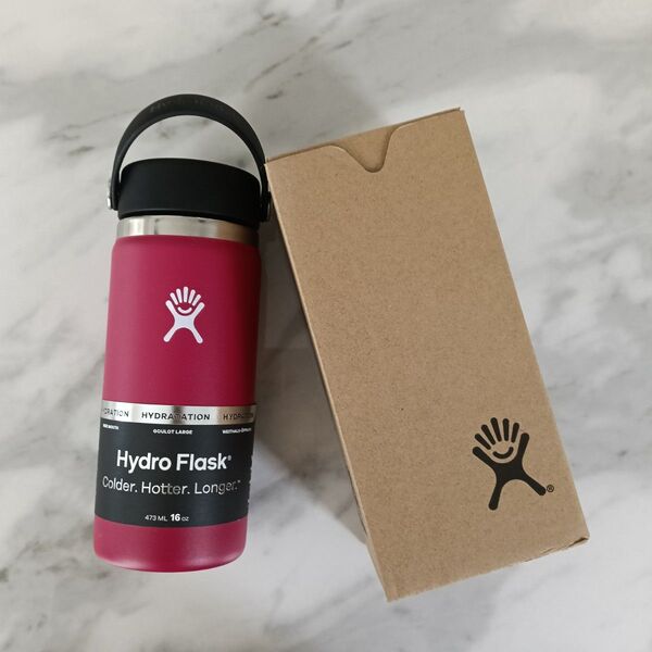 新品 Hydro Flask ハイドロフラスク レッド水
