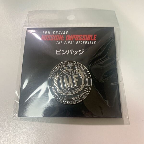 【新品未使用】MISSION IMPOSSIBLE ミッション インポッシブル グッズ ピンバッジ ピンバッチ トムクルーズ 1個