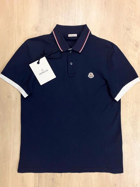 【美品 モンクレールコード承認済】MONCLER ネイビー ポロシャツ