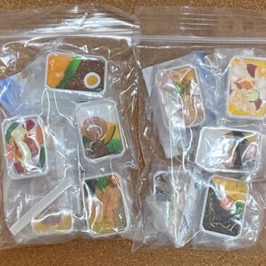 ANA 国際線エコノミークラス機内食 フィギュアコレクション 全5種×2 未開封 ミニチュア フェイクフード ドールハウス
