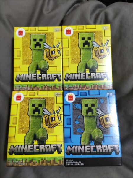 マクドナルド ハッピーセット マインクラフト ザ・ムービー 4種類4個 マイクラ