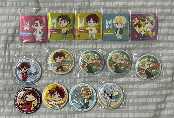 BTS 缶バッジ ステッカー まとめ売り