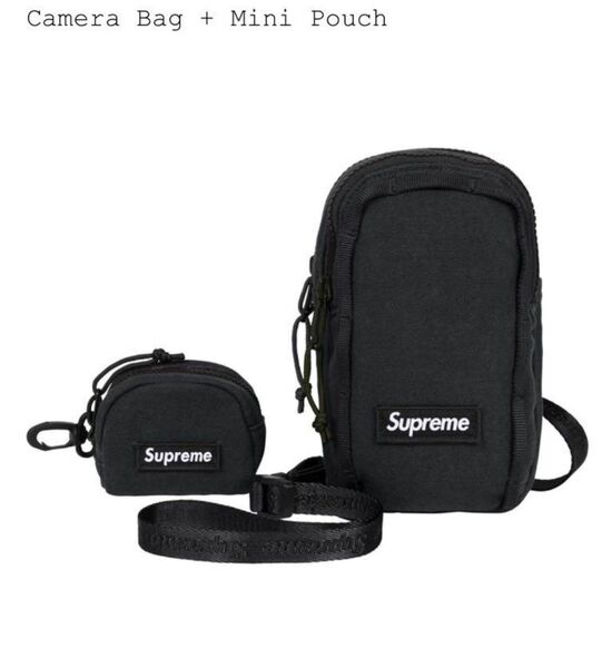 25SS Supreme Camera Bag Mini Pouch ショルダーバッグ シュプリーム カメラ バッグ Black