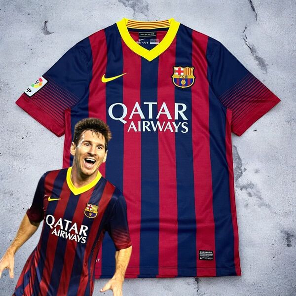 【美品】13/14 FCバルセロナ #10 メッシ ユニフォーム ホーム NIKE S