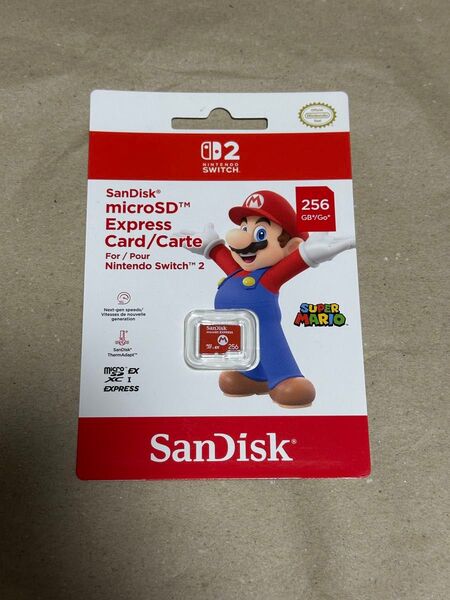 新品未開封 SanDisk microSD Express Card 256GB for Nintendo Switch 2