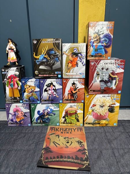 一番くじ ワンピース 見参!赤鞘九人男 開封済み 美品 まとめ売り コンプリート おまけ付き