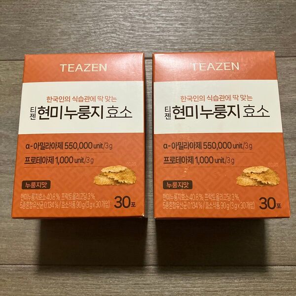 ティーゼン 玄米おこげ酵素 60包 粉末ドリンク ヌルンジ teazen コンブチャ