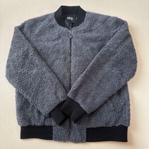 AZUL by moussy ボアブルゾン グレー M