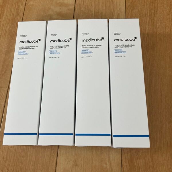 4本 新品 メディキューブ クレンジング オイル 205ml ゼロ 毛穴
