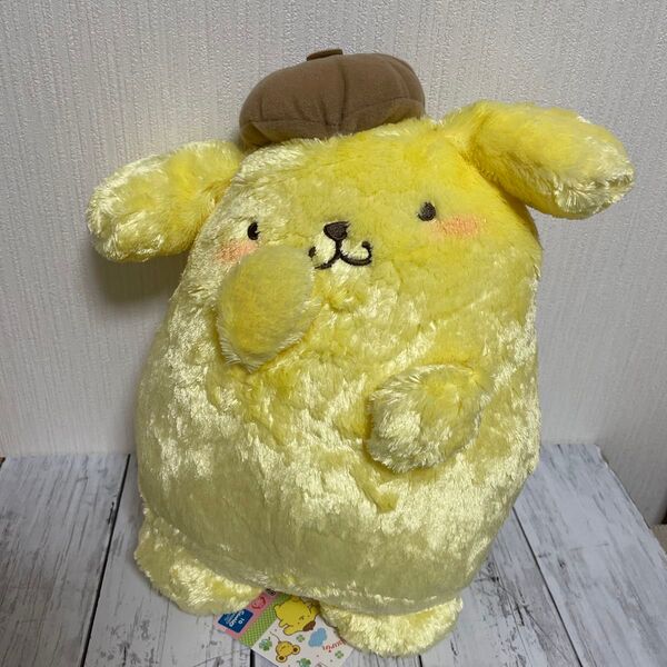 ポムポムプリン かまってたっちBIGぬいぐるみ