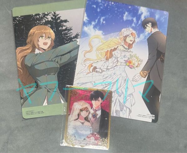 彼女が公爵邸に行った理由 13巻 14巻 特典 非売品 ビジュアルボード クリアカード