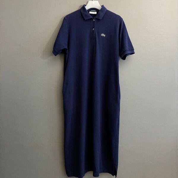 LACOSTE ラコステ ポロシャツワンピース ネイビー size 36
