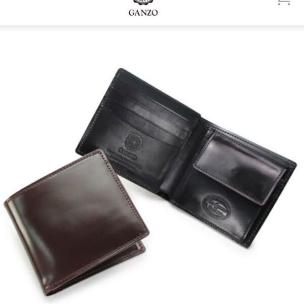 SHELL CORDOVAN 2 (シェルコードバン2)小銭入れ付き二つ折り財布