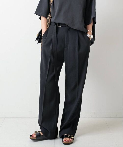 新品/Spick&Span スピック&スパン PEカルゼベルテッドパンツ