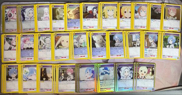 ユニオンアリーナ ユニアリ リゼロ 黄 R、U、C 4コンまとめセット