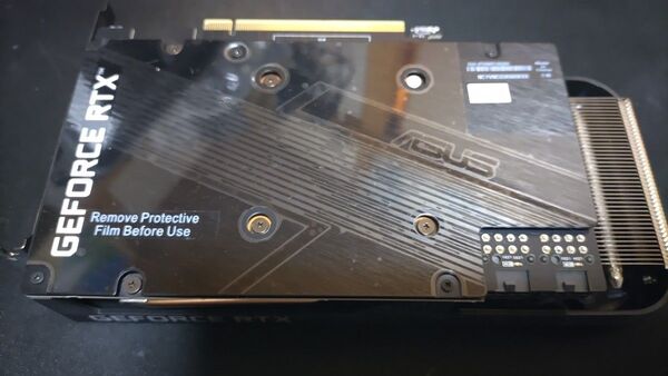 GeForce ASUS DUAL-RTX3060TI 8GB 中古動作品 630時間使用 良品