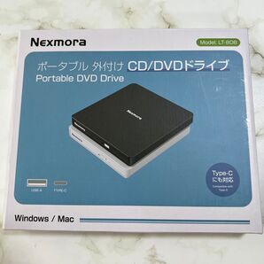 Nexmora LT-808 ポータブル外付けCD/DVDドライブ