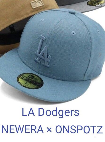 ロサンゼルス ドジャース LA Dodgers NEWERA MLB 59FIFTY トナルカラー ONSPOTZ別注