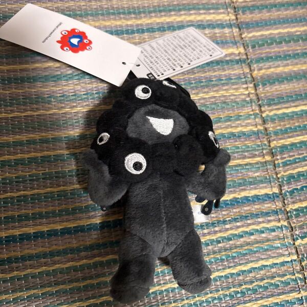 ミャクミャク ぬいぐるみ EXPO 万博会場限定 黒 カラビナ付きマスコット