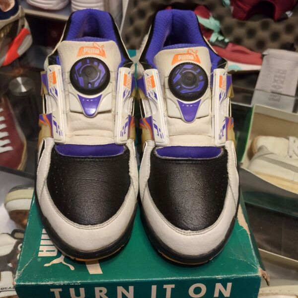PUMA DISC BLAZE CT 26cm ホワイト/ブラック/パープル