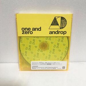 中古CD+DVD★ androp / One And Zero ★初回限定盤 アンドロップ