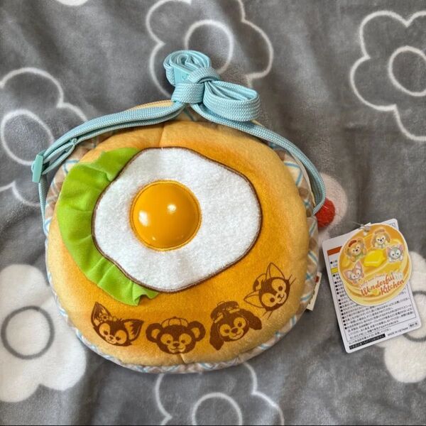 東京ディズニーシー ワンダフルキッチン パンケーキ ショルダーバッグ ポシェット クッキーアン ジェラトーニ リーナベル 目玉焼き