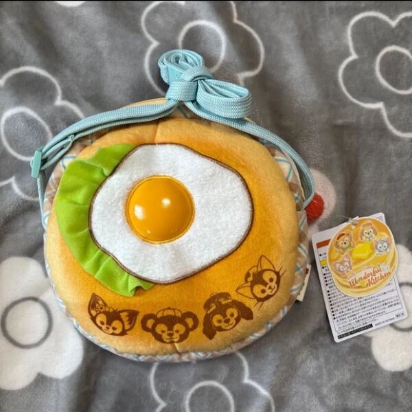 東京ディズニーシー ワンダフルキッチン パンケーキ ショルダーバッグ ポシェット クッキーアン ジェラトーニ リーナベル 目玉焼き