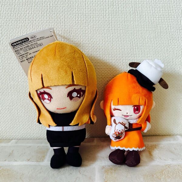 カラフルピーチ chibiぬいぐるみ えと サンリオ ぬいぐるみ キーホルダー