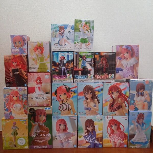 五等分の花嫁 プライズフィギュア 21種類 まとめ売り ぬーどるストッパー Desktop Cute ちょこのせ 美少女フィギュア