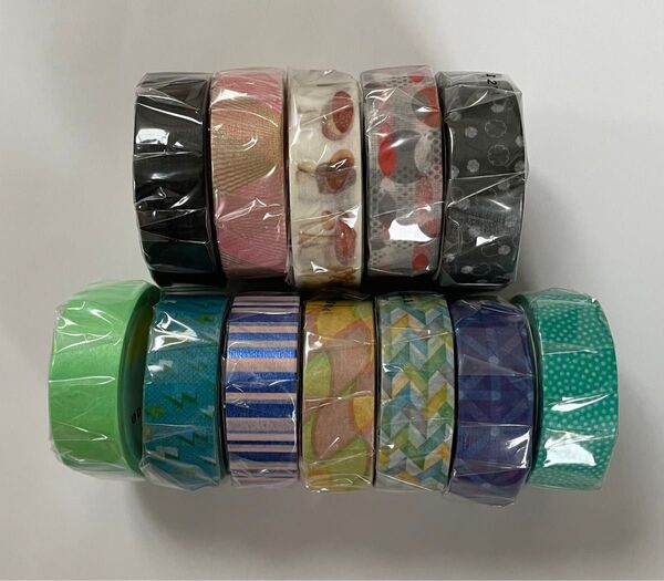 mt マスキングテープ ☆ まとめ売り12点セット ☆ きのこ 和柄 高輝度タイプ 10m巻き♪