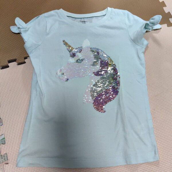 Carter's キッズTシャツ ユニコーン スパンコール 120