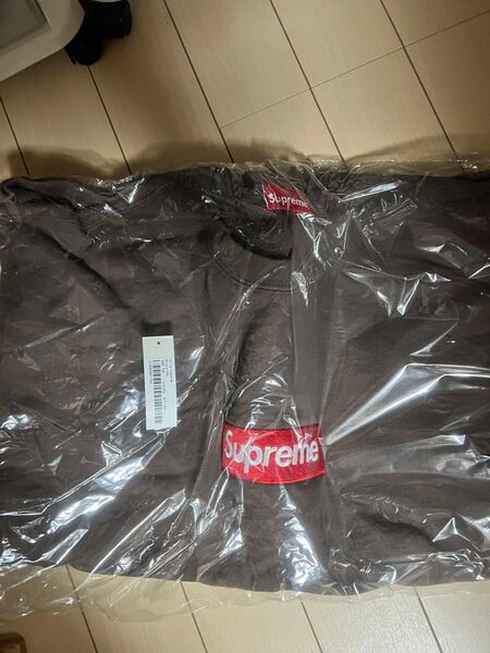 supreme box logo crewneck Brown XXL ボックスロゴ クルーネック