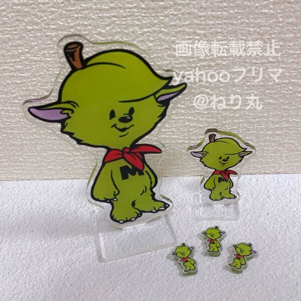 グリーンアップル メメル アクリルスタンド アクスタ 大小 スマホケース用 シャカシャカシェイカー用 ミニアクリルパーツ セット