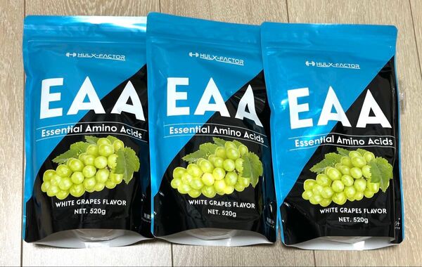 ハルクファイター EAA 白ぶどう風味 520g×3袋
