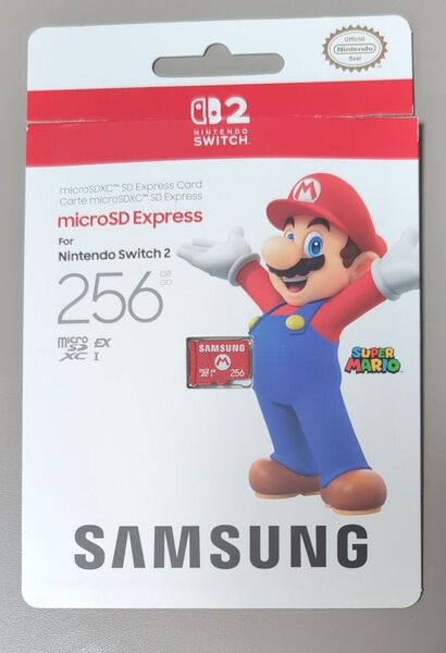 Samsung microSD Express Card 256GB for Nintendo Switch 2