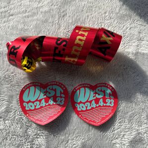 【専用】WEST. AWARD 会場限定ステッカー 横浜アリーナ 銀テープ