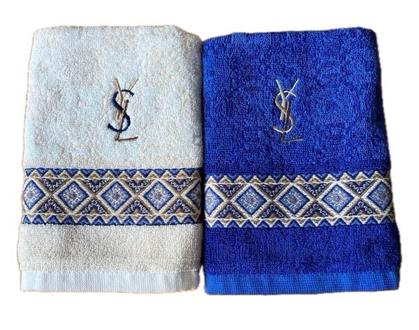 Yves Saint Laurent イヴサンローラン ハンドタオル 2枚セット