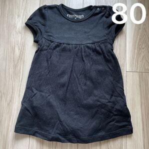 Natural Basic Style オーガニックコットン ワンピース 80 冠婚葬祭 ロンパース 赤ちゃん ベビー 夏 半袖