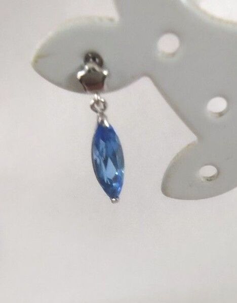 14KWG 14金ホワイトゴールド 片耳ピアス JEWELRYツツミ