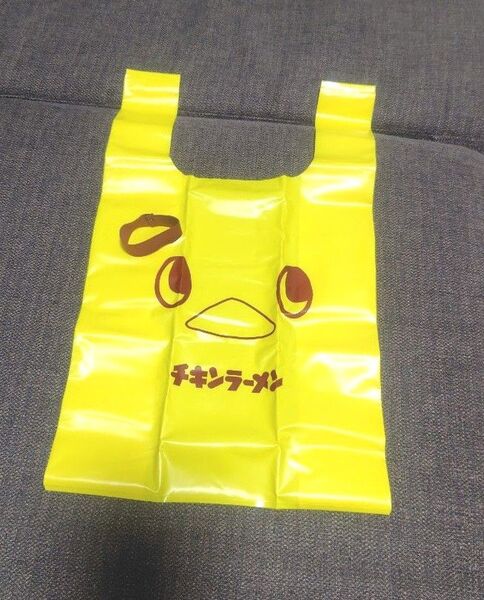 チキンラーメン ひよこちゃん エコバッグ ビニールエコバッグ