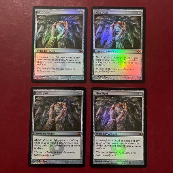 【MTG】オパールのモックス foil 4枚