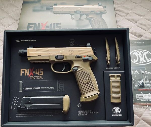 【予備マグ付き】東京マルイ FNX-45 ガスブローバック ハンドガン
